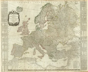 Europa podzielona na swoje imperia, królestwa, państwa, republiki